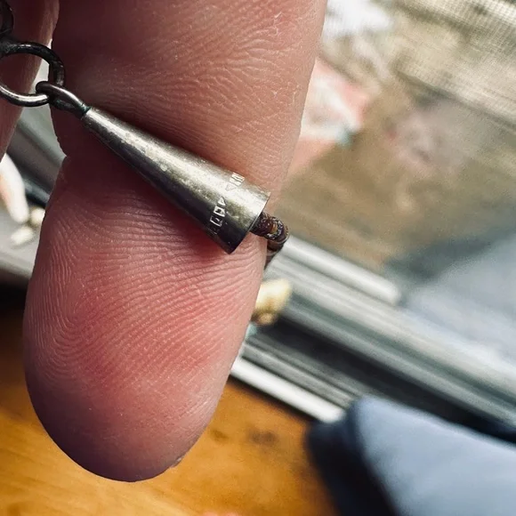 CYBER SALE Zuni Turquoise Stone Carved Fetish Animal Necklace. - Picture 9 of 12